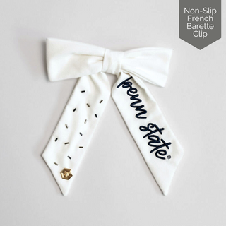 OS | Penn State Confetti Bow, White