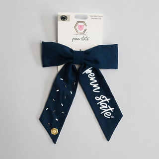 OS | Penn State Confetti Bow, Navy