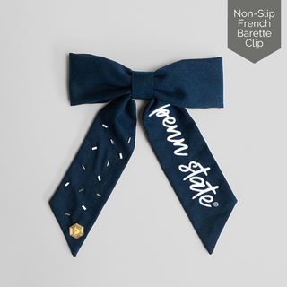 OS | Penn State Confetti Bow, Navy